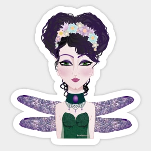 Dragonfly fairy Sticker